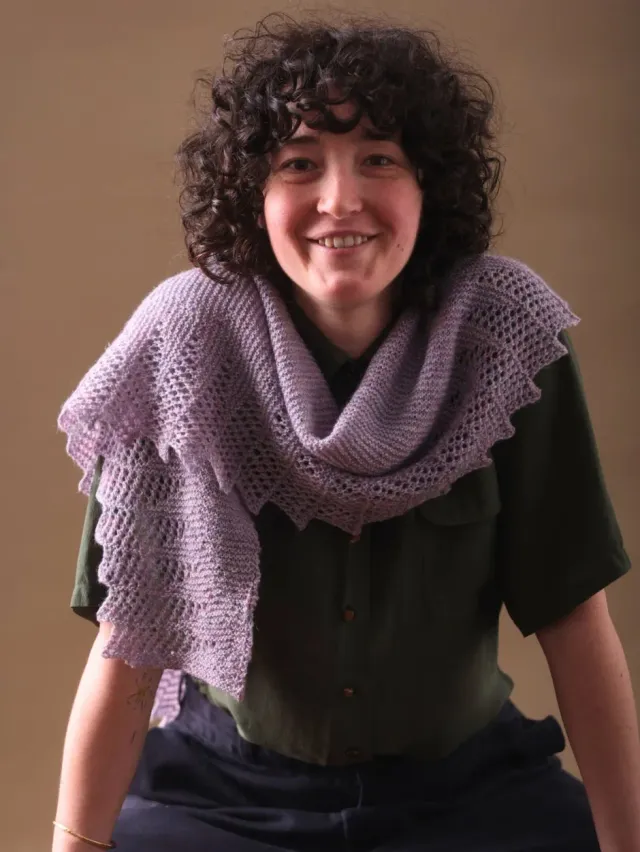 John Arbon A Hap for Harriet Tuchwolle Lace Lyngbakr