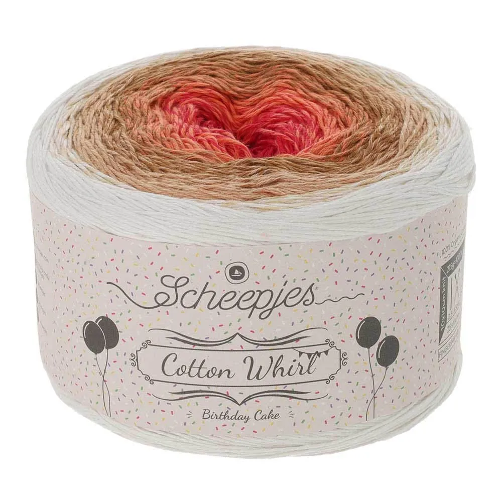 Scheepjes Cotton Whirl Verlaufsgarn 708 Pumpkin Spice 1000m