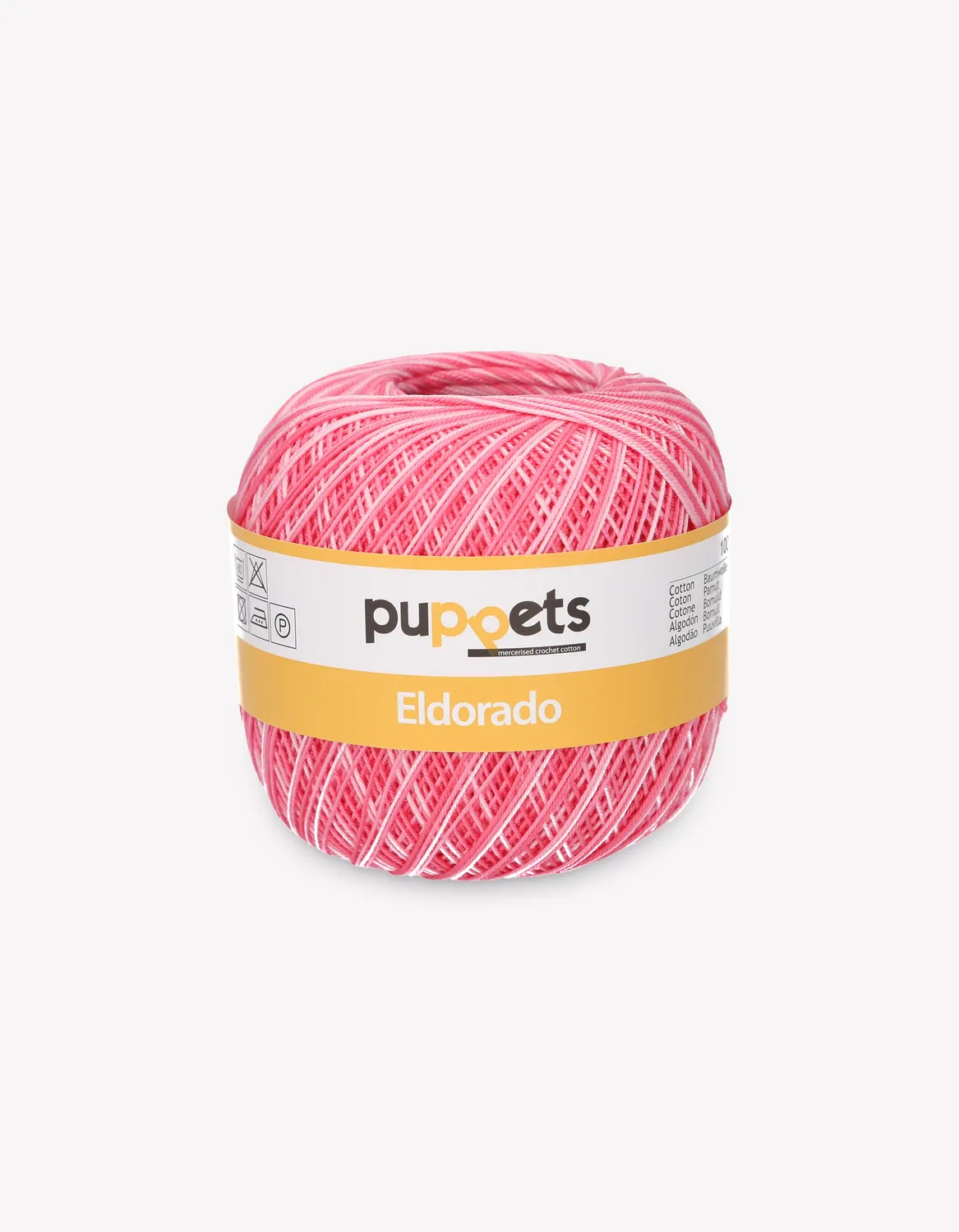 Anchor Puppets Eldorado Multicolour 12 Häkelgarn 50g bunt
