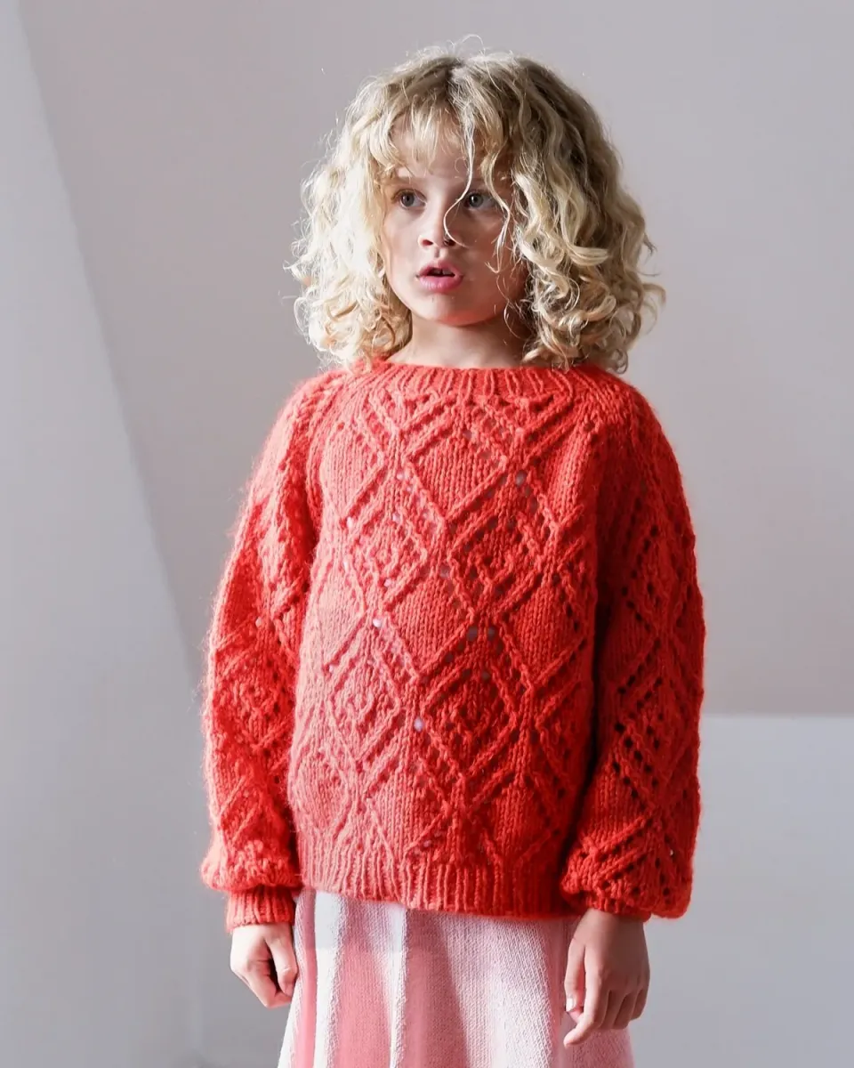 Knitting for Olive Clotilde Sweater Strickanleitung Kinder