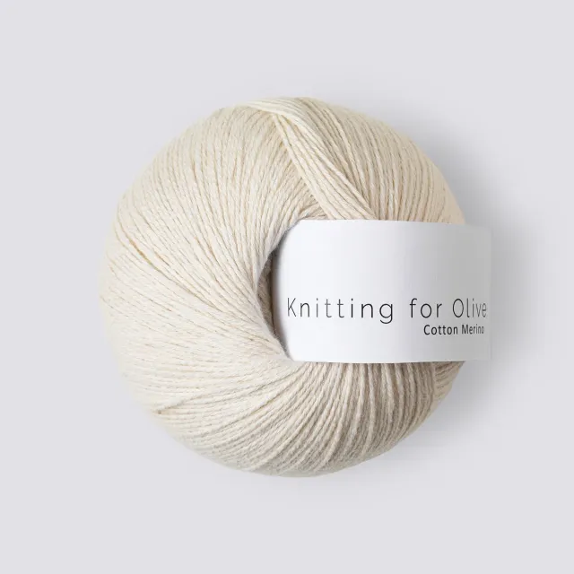 Knitting for Olive Cotton Merino Cream Baumwollwolle bio