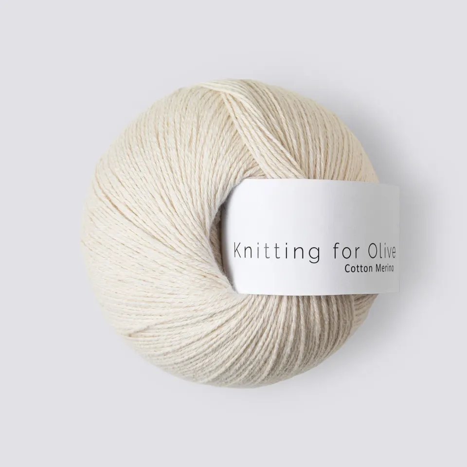 Knitting for Olive Cotton Merino Cream Baumwollwolle bio