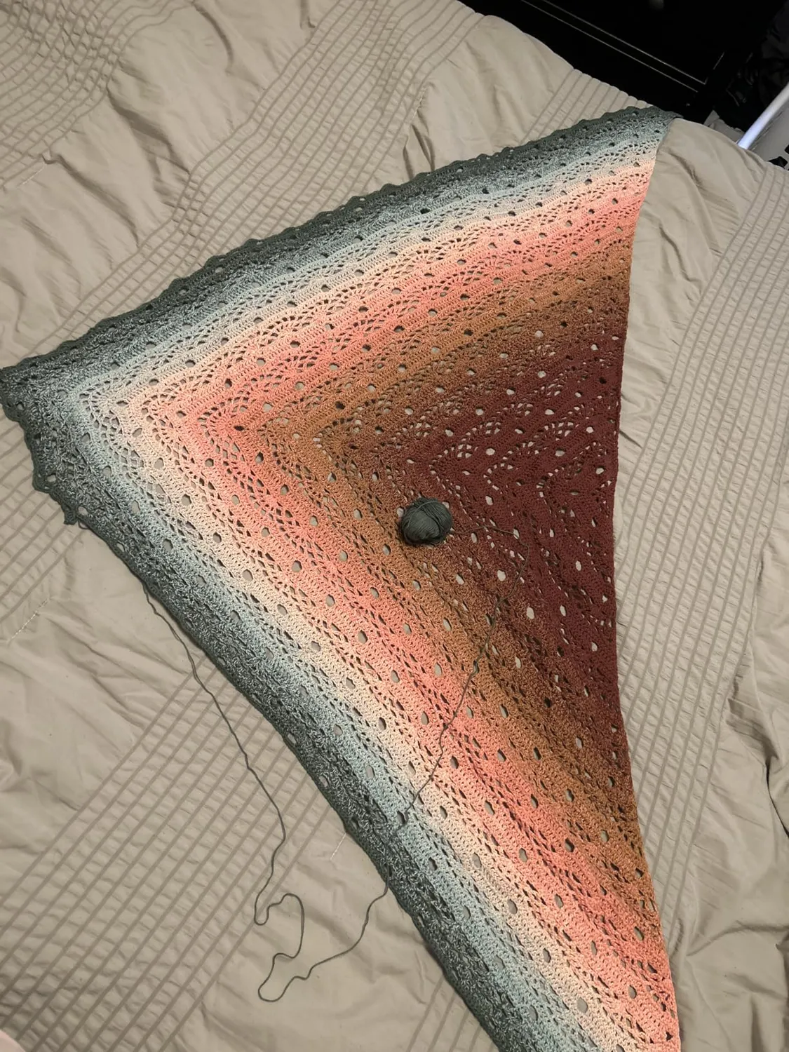 Scheepjes Cotton Whirl Verlaufsgarn 708 Pumpkin Spice 1000m