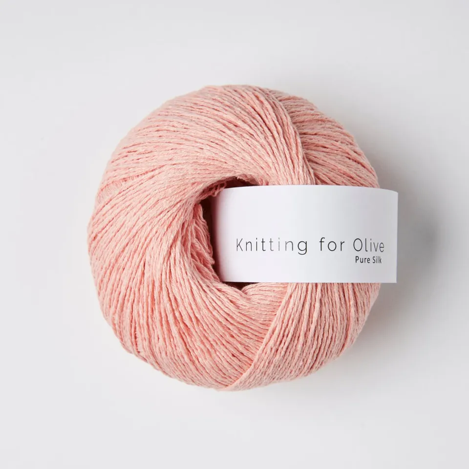 Knitting for Olive Pure Silk Seidengarn Poppy Rose friedlich