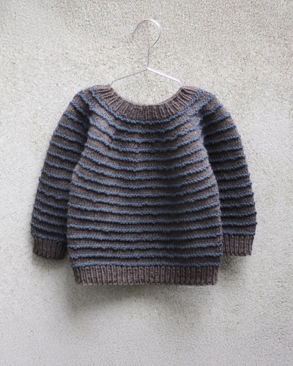 Knitting for Olive Rail Sweater Strickanleitung deutsch Kinder