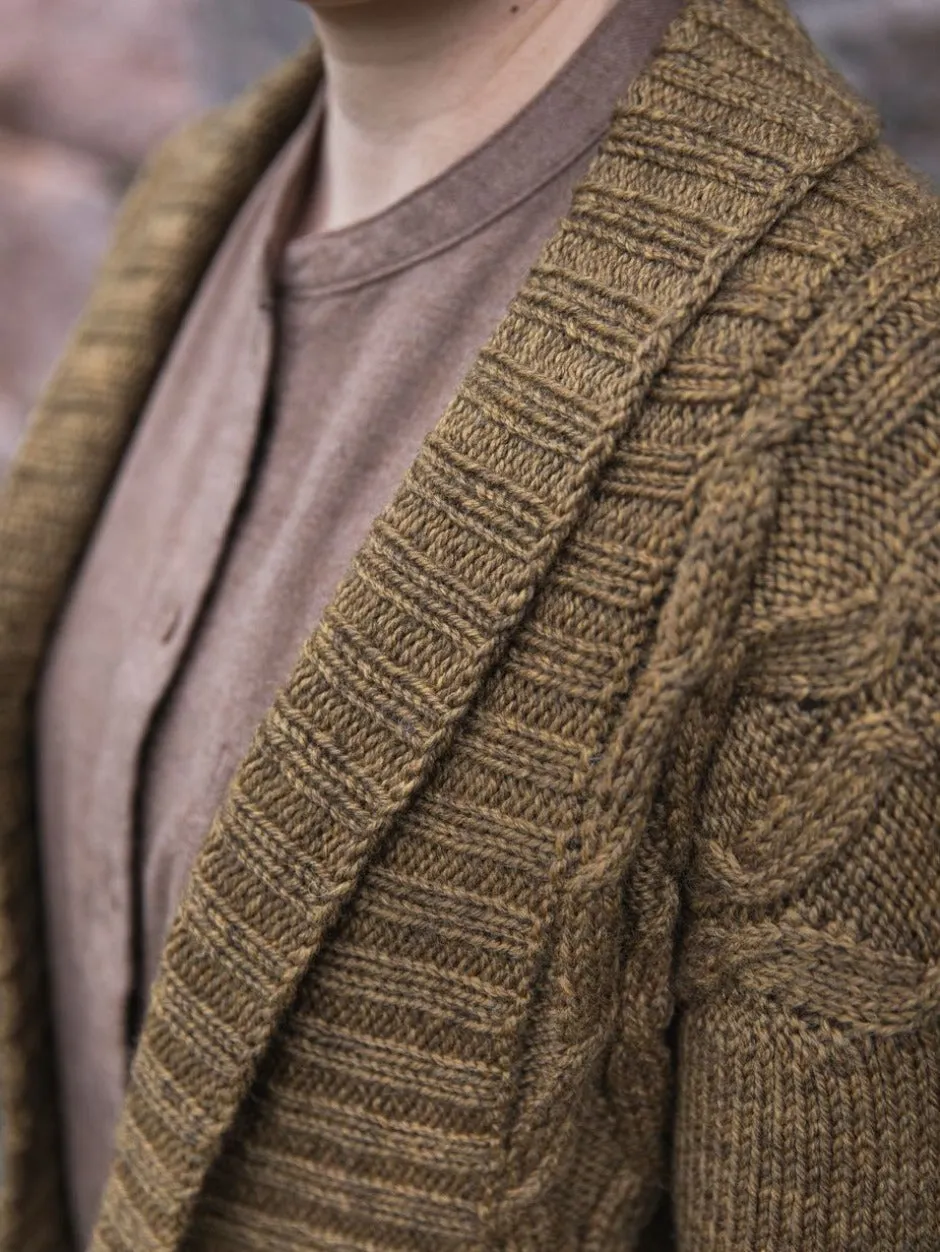 John Arbon Loue Cardigan Strickkit Gerste Größe 1-2