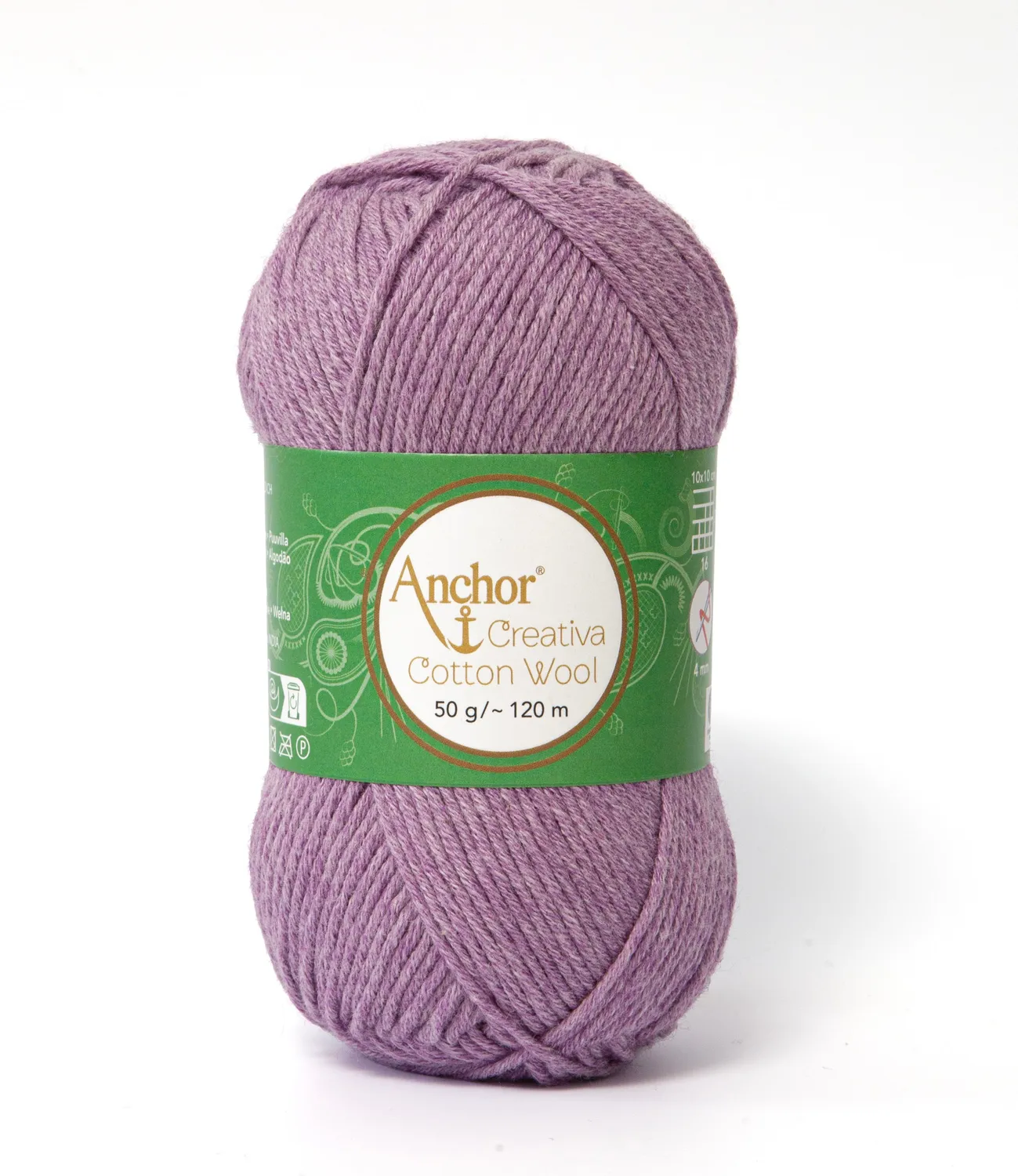 Anchor Creativa Cotton Wool Strickgarn 70% Baumwolle