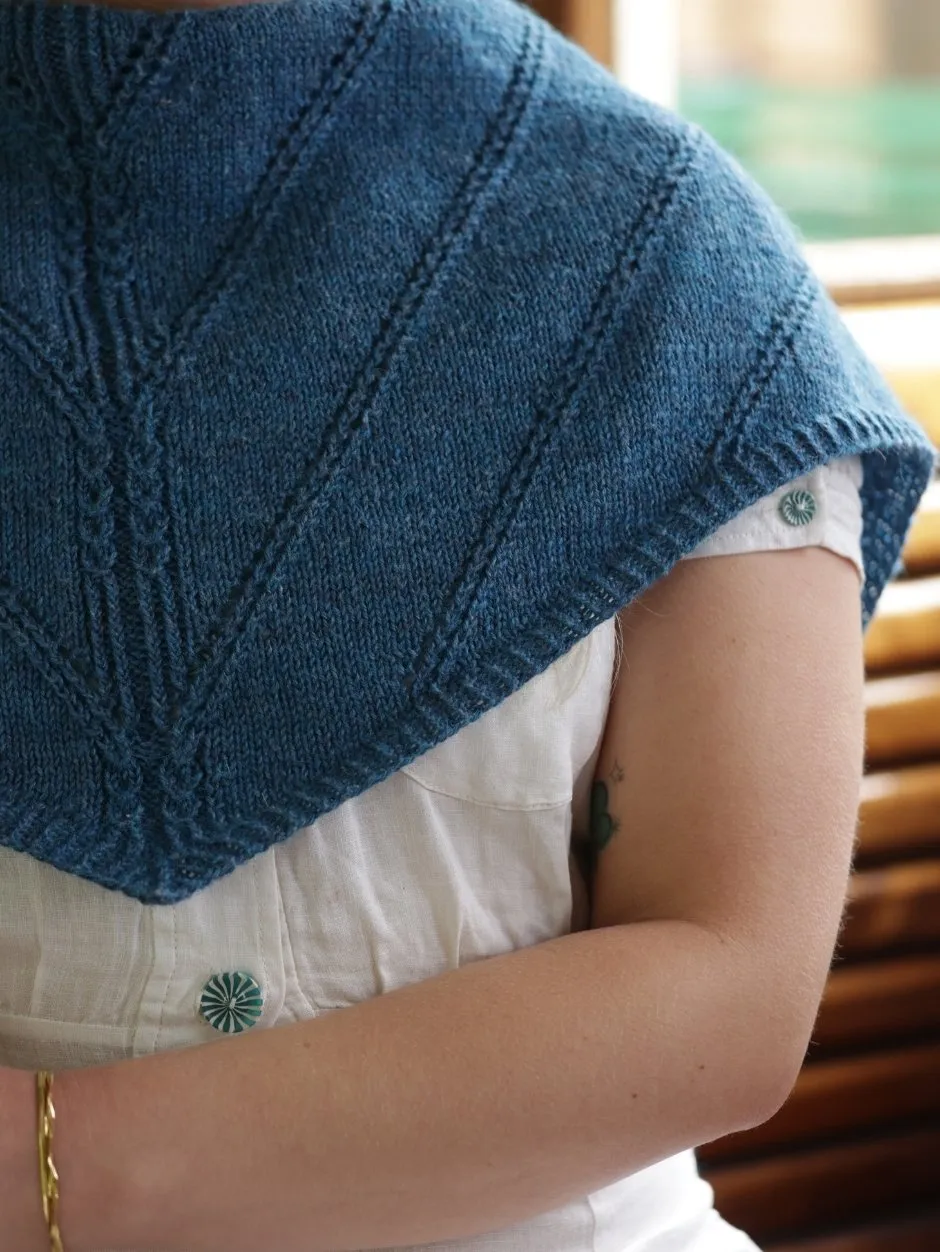 John Arbon Brunel Cowl und Shawl Strickset Seafarer