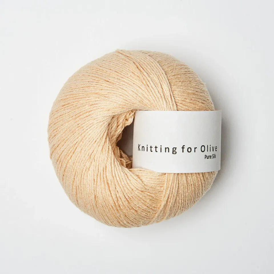 Knitting for Olive Pure Silk Wolle Soft Peach Bouretteseide