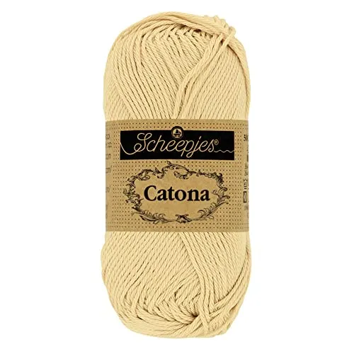 Scheepjes Catona 403 Lemonade Baumwollgarn 50g gelb