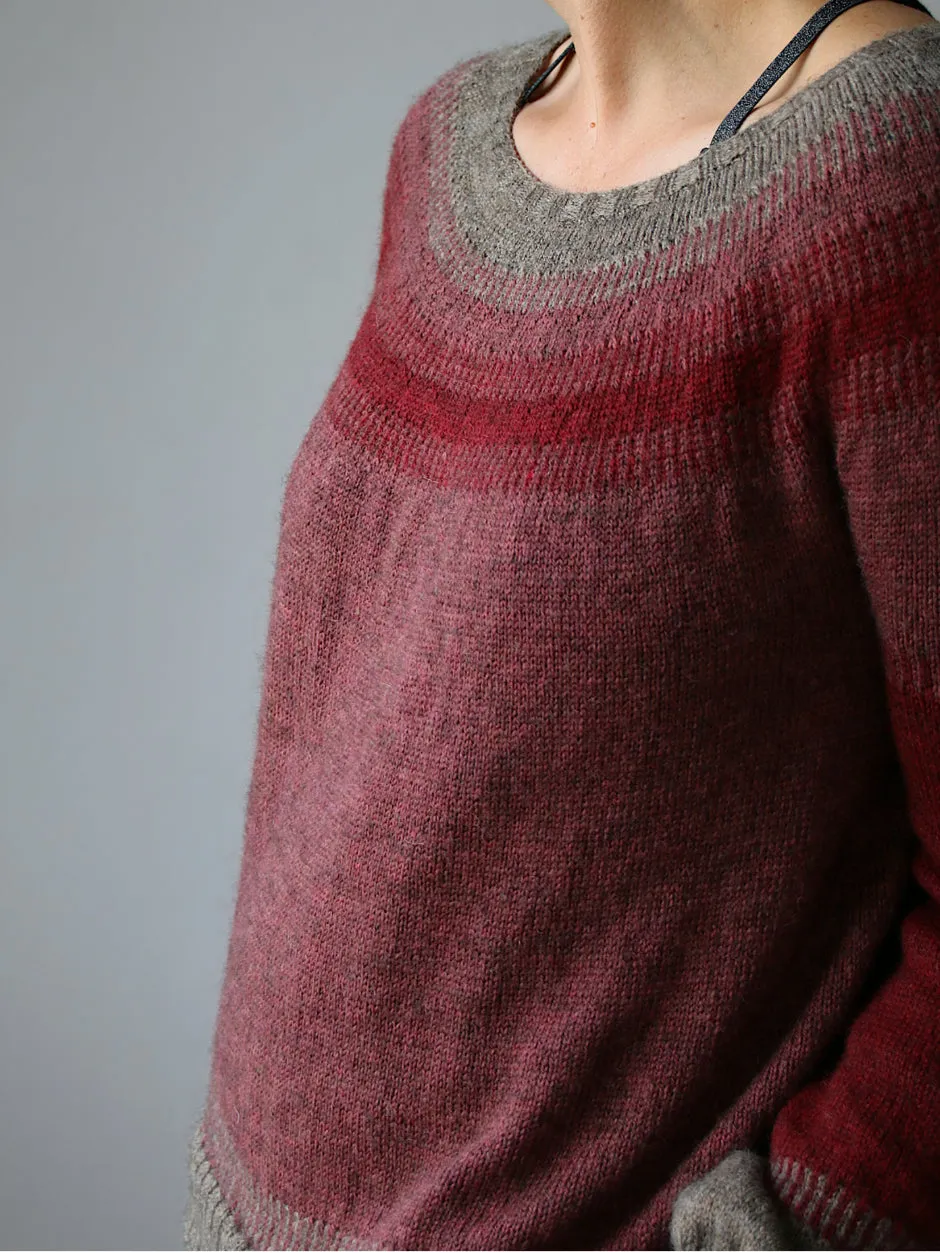 John Arbon Free Solo Pullover Strickkit Harvest Hues Gr.1-2