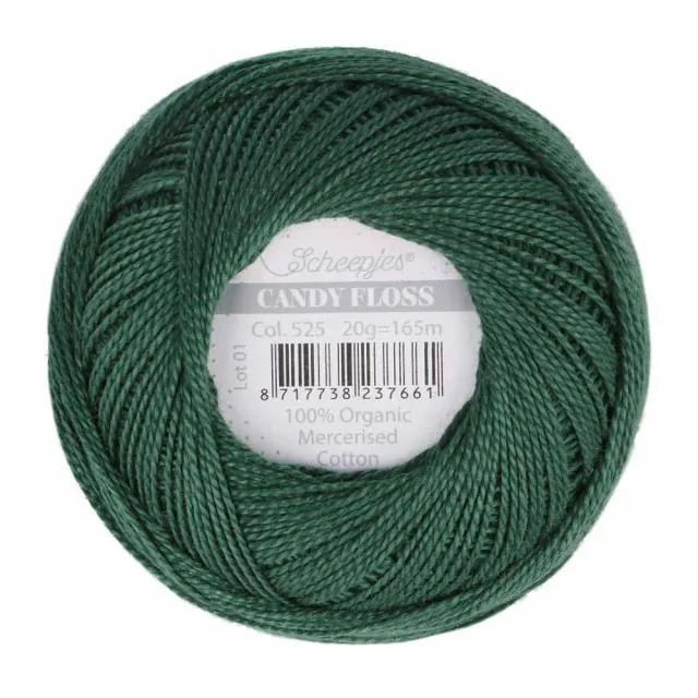 Scheepjes Candy Floss 525 Fir Baumwollgarn 20g Bio