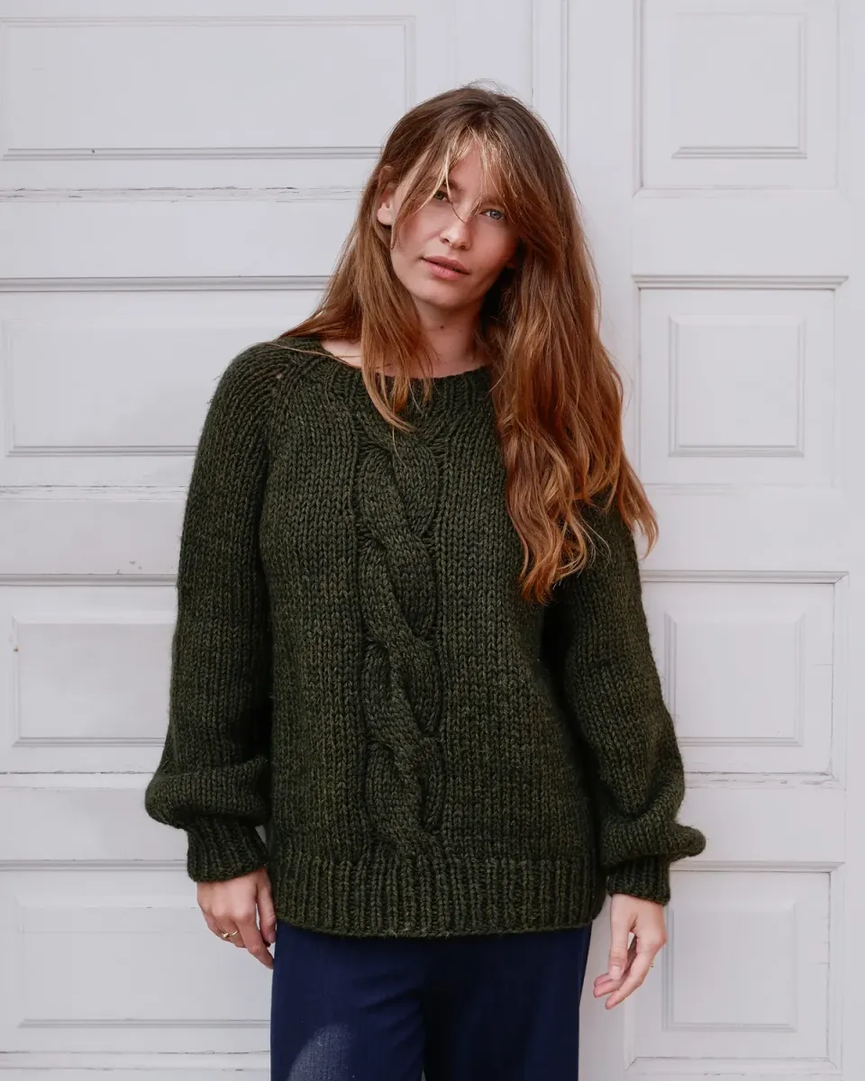Knitting for Olive Morning Glory Sweater Anleitung deutsch