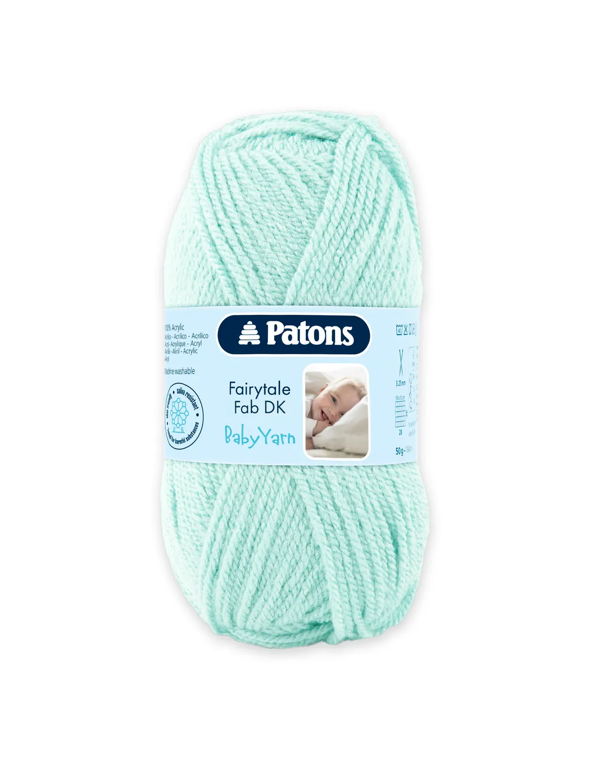 Patons Fairytale Fab DK Babywolle 50g pastell