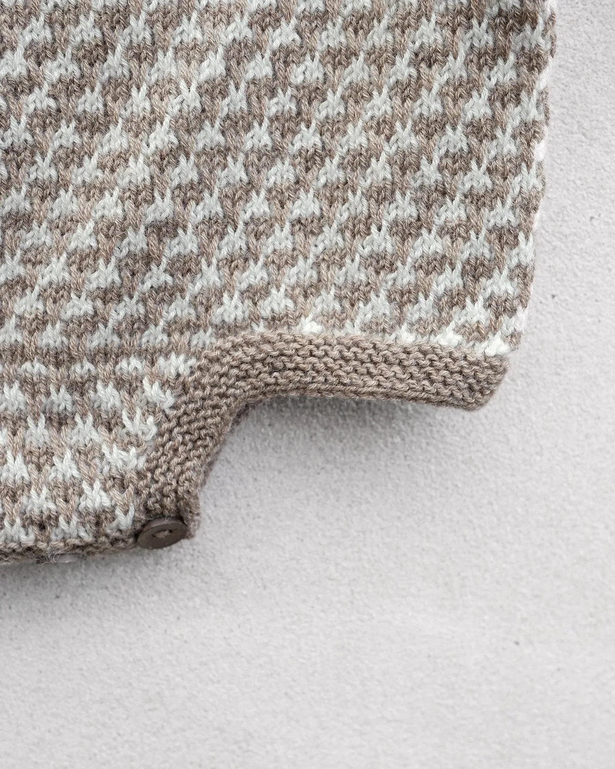 Knitting for Olive Birke Romper Strickanleitung Baby deutsch