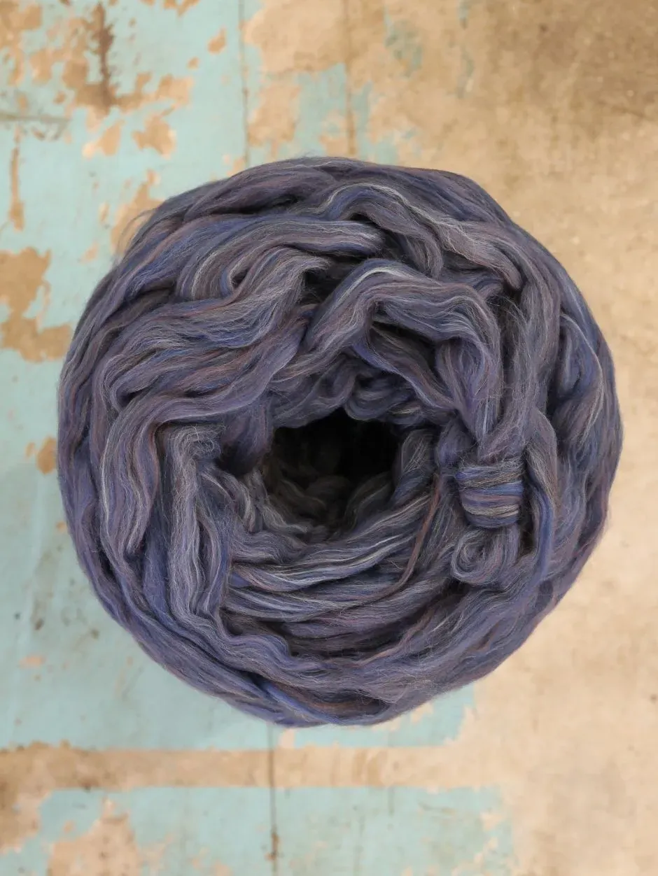 John Arbon Brimbles Special Edition Sock Tops Kammzug Brombeerblau