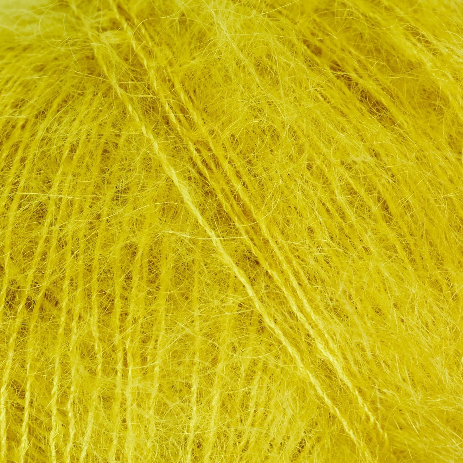 Knitting for Olive Soft Silk Mohair Garn Umami Yellow gelb