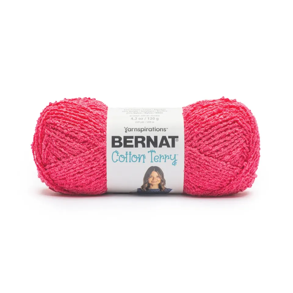Bernat Cotton Terry Garn 120g Baumwolle