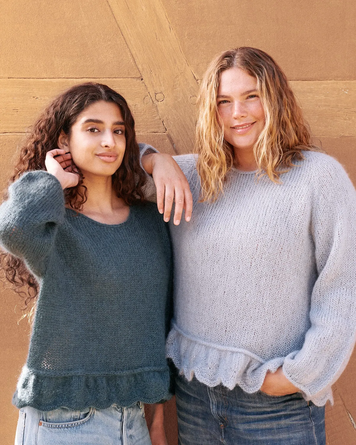 Knitting for Olive Poppy Sweater Strickanleitung Damen Rüsche