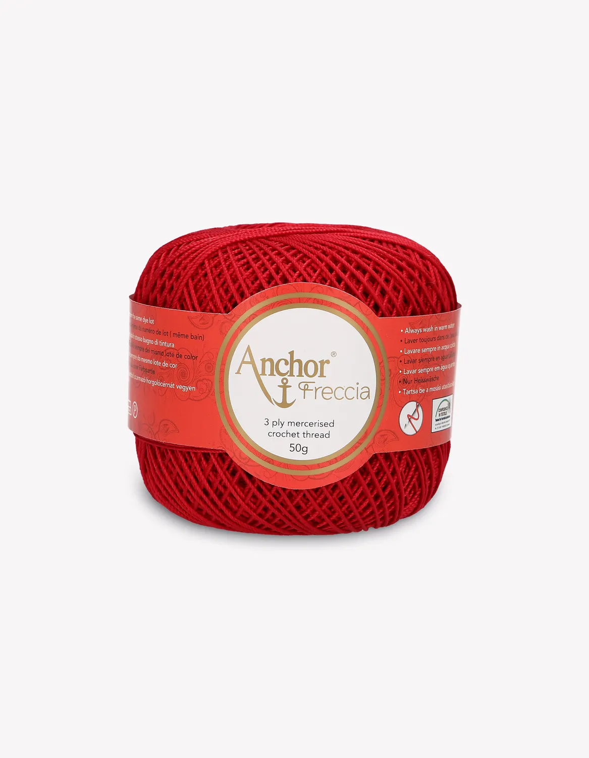 Anchor Freccia 6 Häkelgarn 50g Baumwolle mittelfein