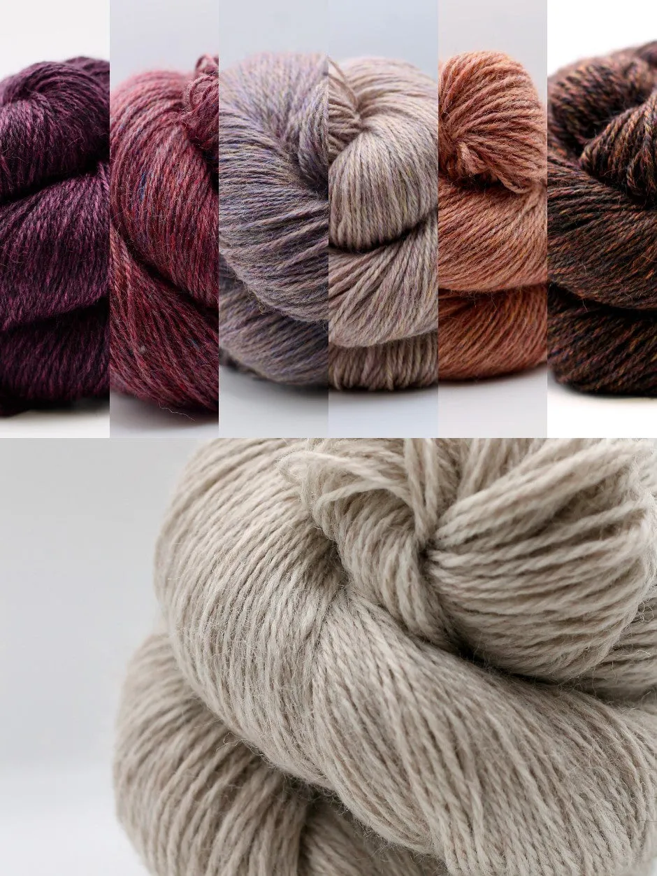 John Arbon Yarnadelic Kintra Pullover Strickset Sunset