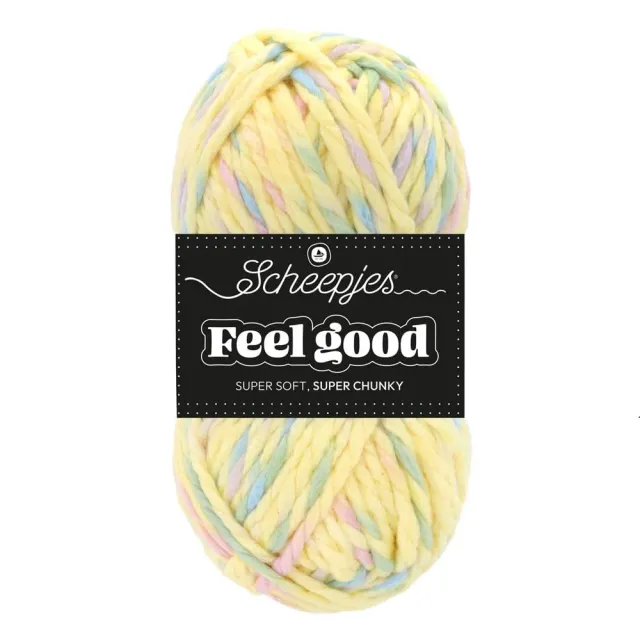 Scheepjes Feel Good 713 Euphoria Garn 150g Gelb-Blau