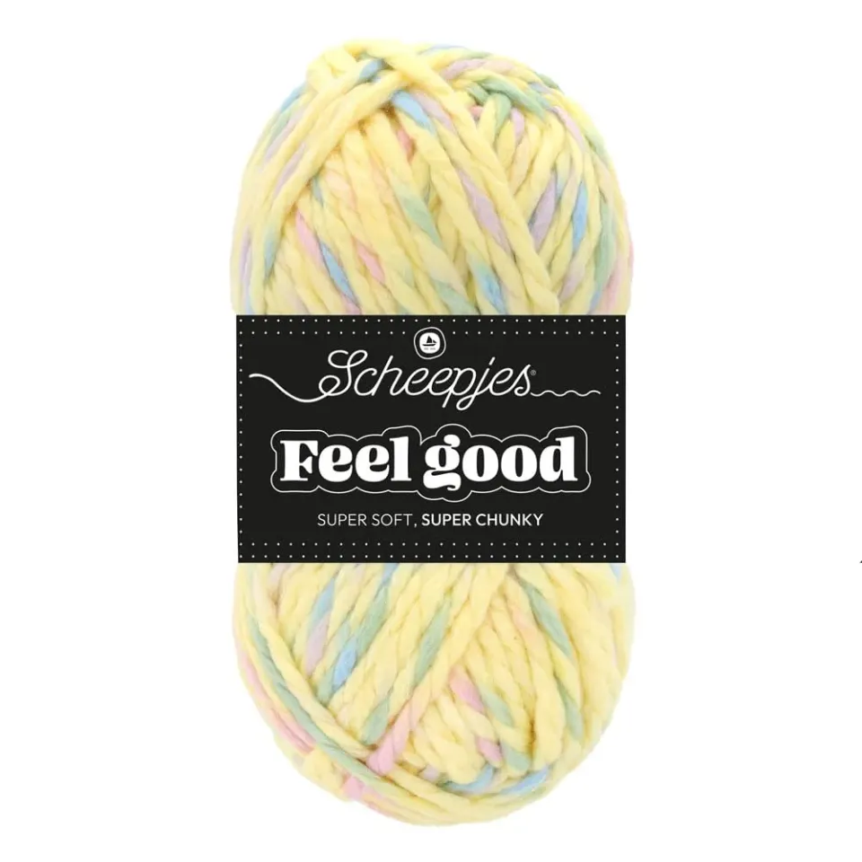 Scheepjes Feel Good 713 Euphoria Garn 150g Gelb-Blau