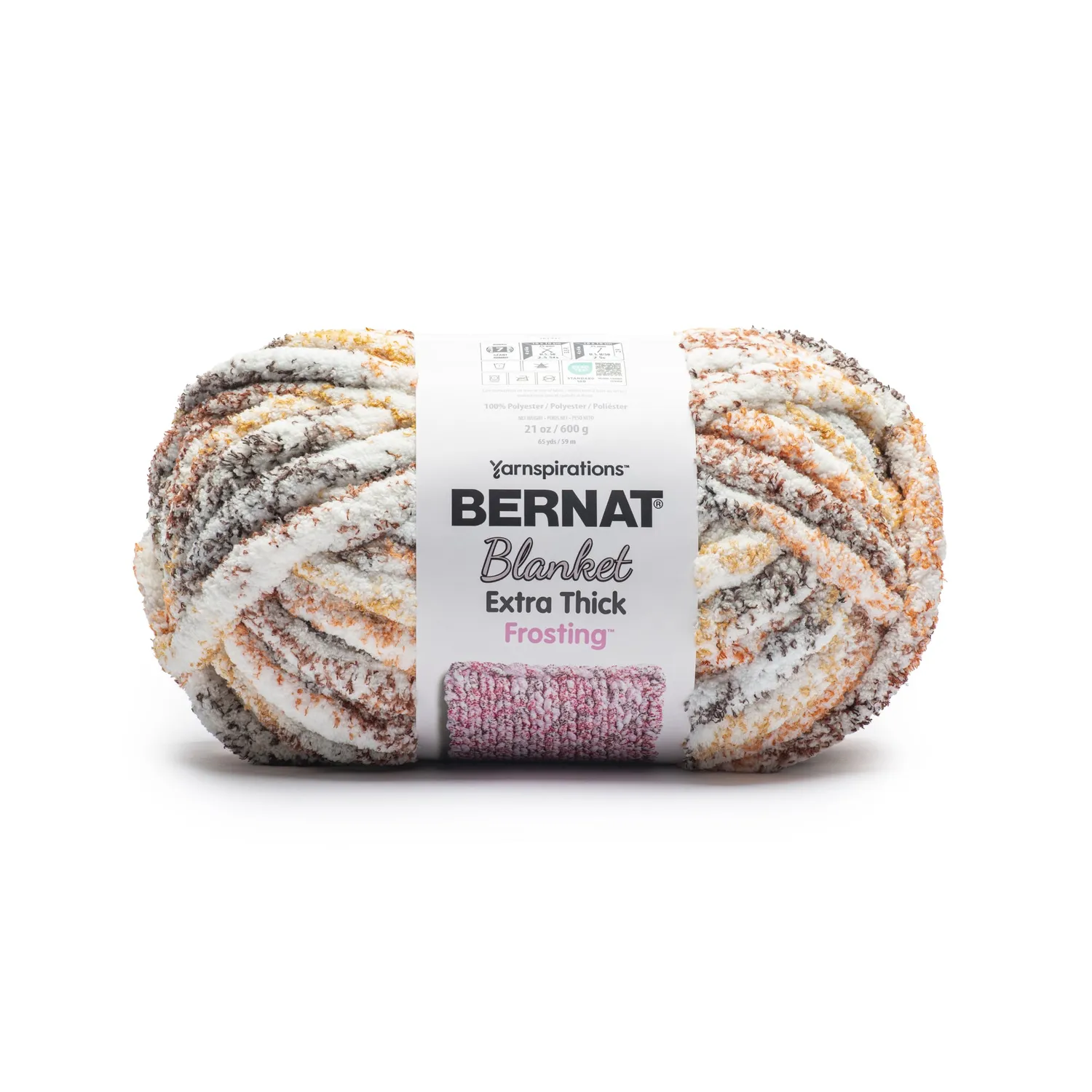 Bernat Blanket Extra Thick Frosting Chenillegarn 600g Sprenkel