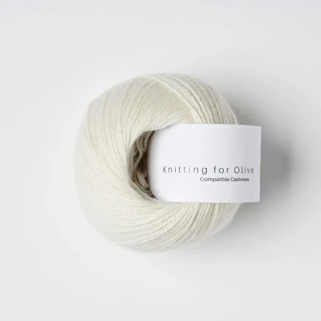 Knitting for Olive Compatible Cashmere Wolle Cream 25g weich