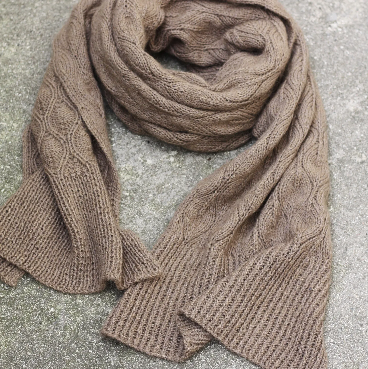 Knitting for Olive Olive Scarf Strickanleitung Deutsch