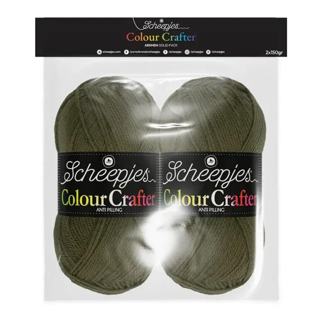 Scheepjes Colour Crafter Arnhem Acrylgarn 2x150g Pack