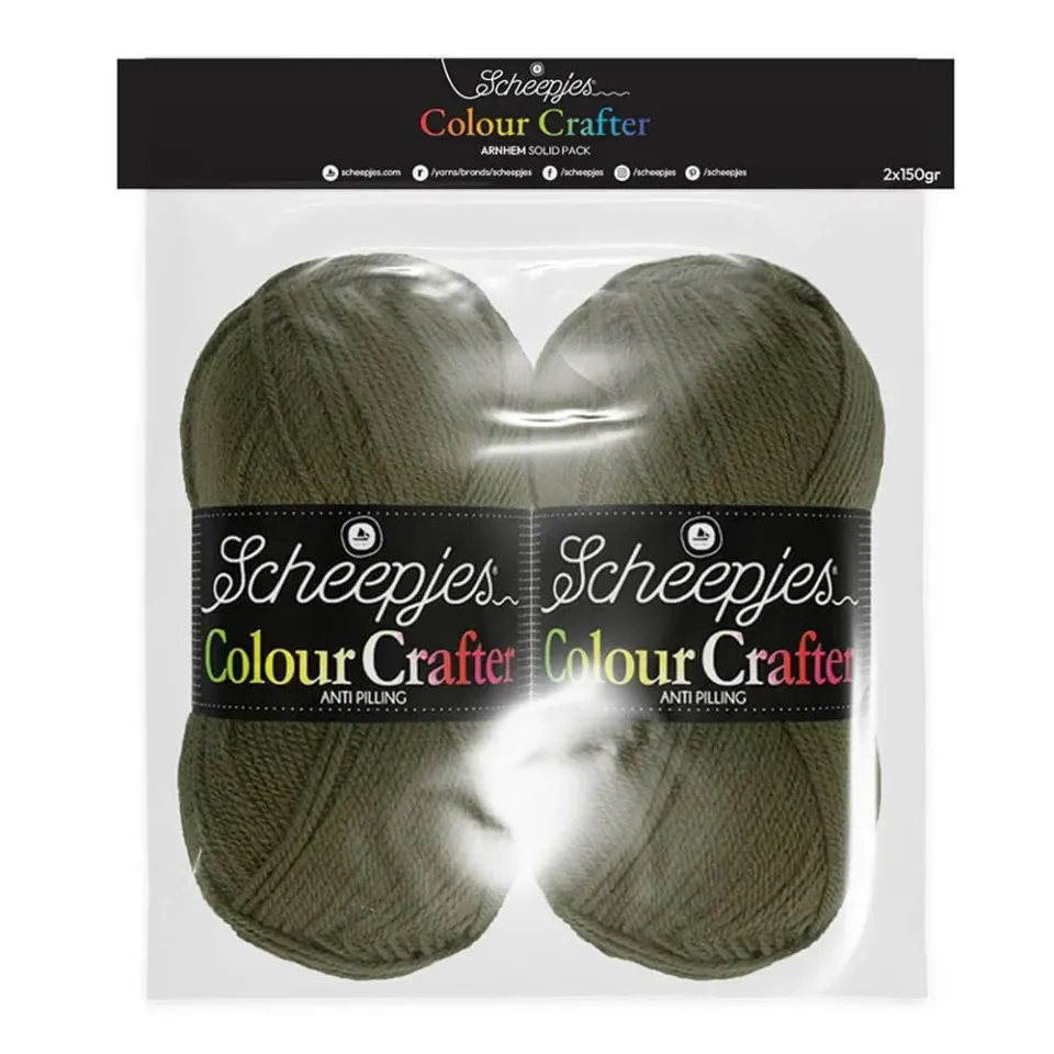 Scheepjes Colour Crafter Arnhem Acrylgarn 2x150g Pack