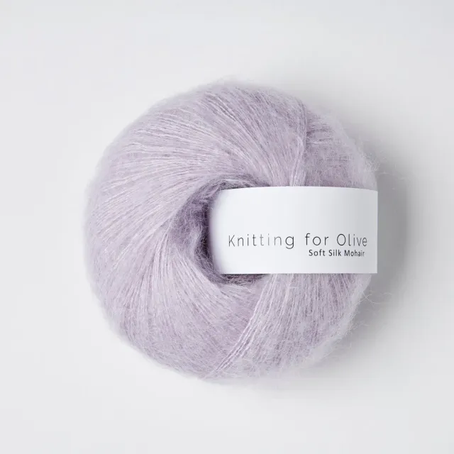 Knitting for Olive Soft Silk Mohair Wolle Unicorn Lila 25g