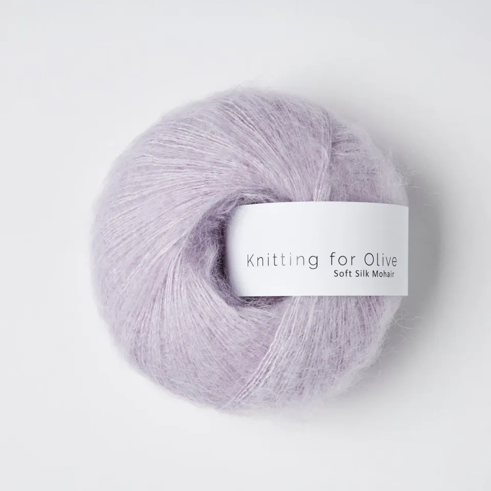 Knitting for Olive Soft Silk Mohair Wolle Unicorn Lila 25g