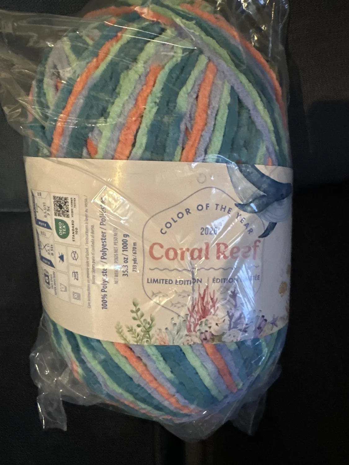 Bernat Blanket 2026 Chenillegarn 1000g Coral Reef plüschig