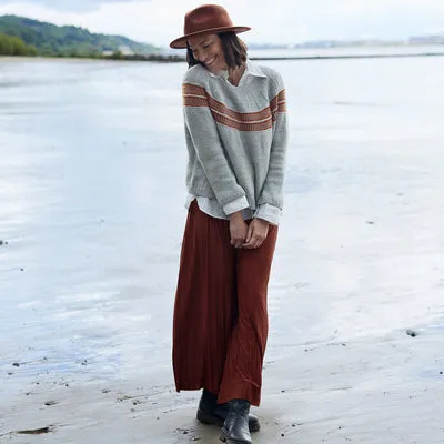 Rosy Green Wool Precious Memory Strickanleitung Pullover PDF Hebemaschen