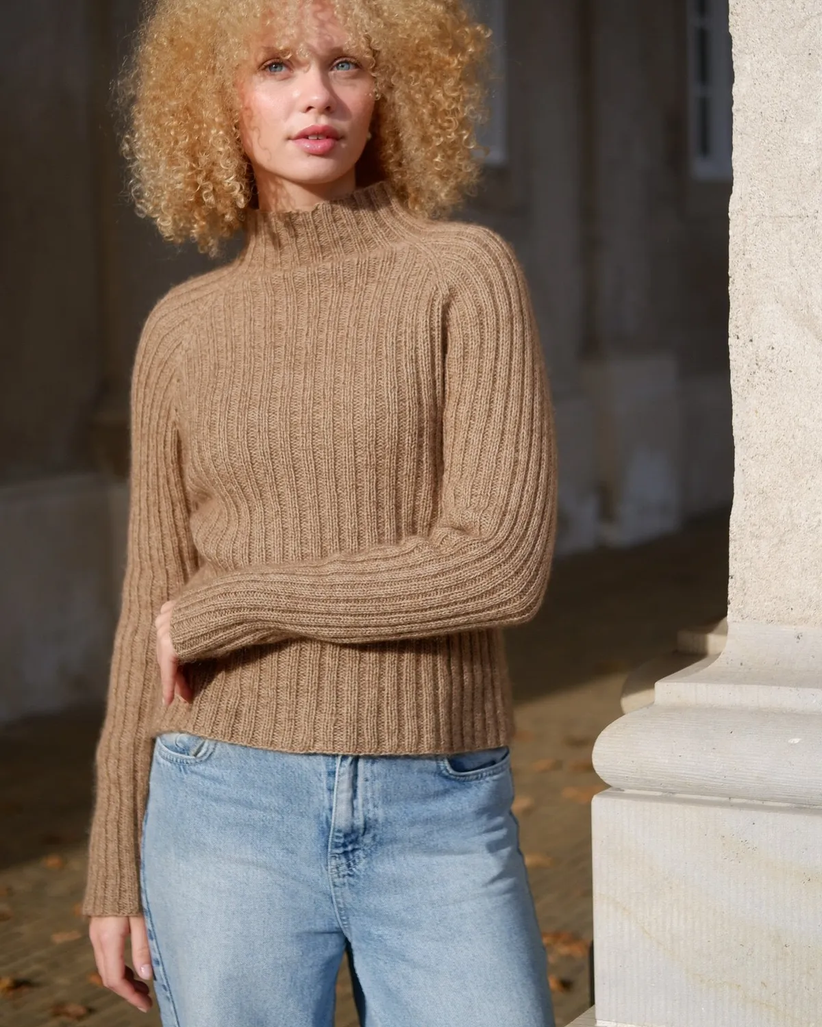Knitting for Olive Classic Rib Strickanleitung Deutsch Rippenpullover