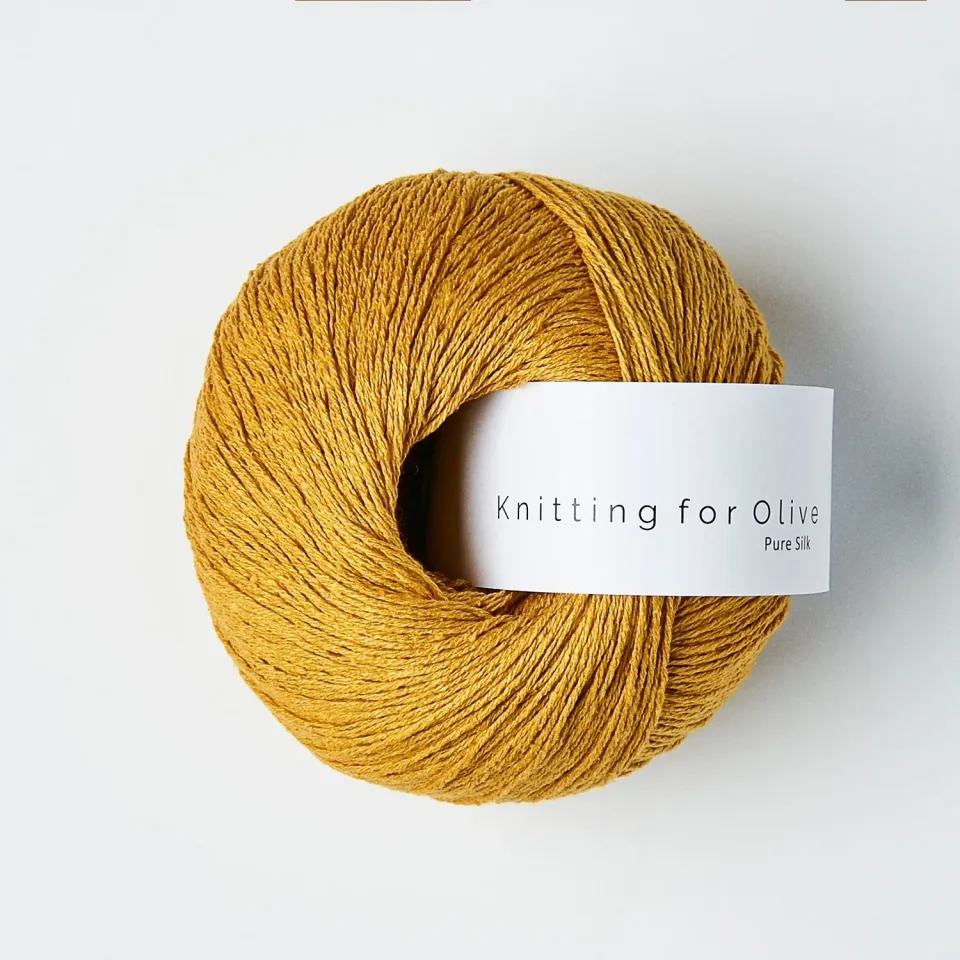 Knitting for Olive Pure Silk Wolle Sunflower gelb
