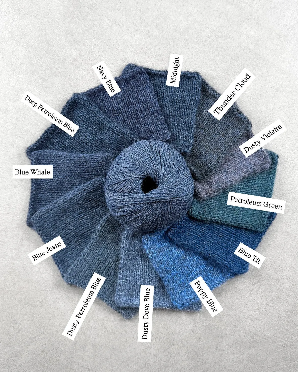 Knitting for Olive Merino Merinowolle Blue Jeans