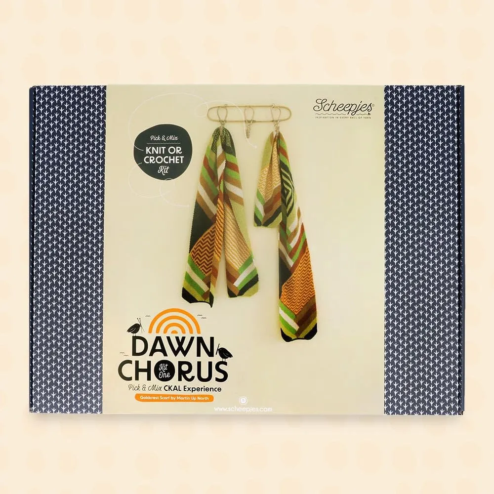 Scheepjes CKAL Blue Tit Kissen-Kit Dawn Chorus Häkeln