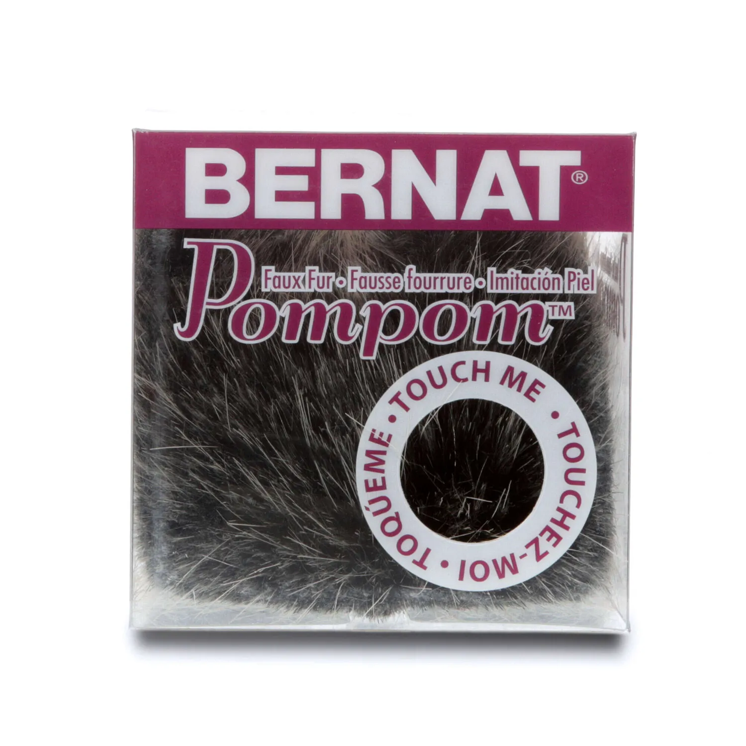 Bernat Faux Fur Pompom Weiß White Rabbit Fellbommel