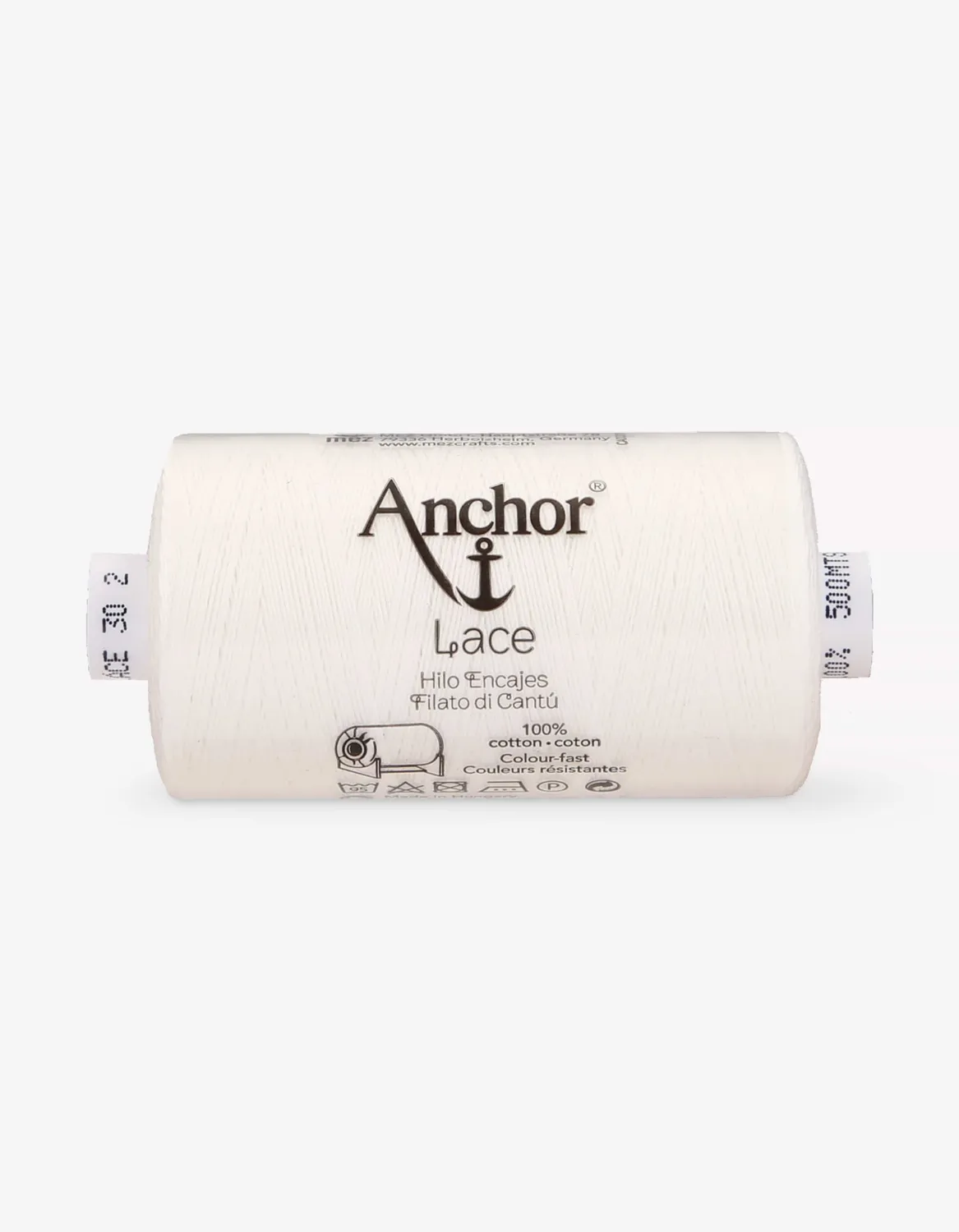 Anchor Lace Klöppelgarn Stärke 20 weiß 500m Baumwolle