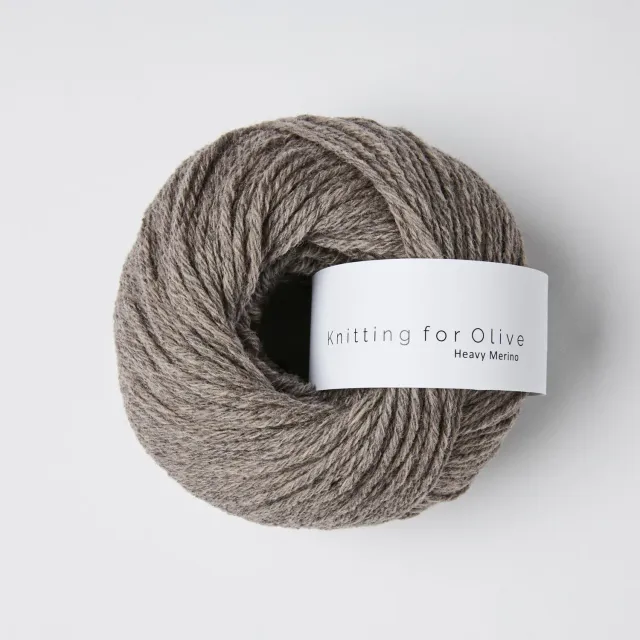 Knitting for Olive Heavy Merino Dusty Moose Wolle 50g taupe