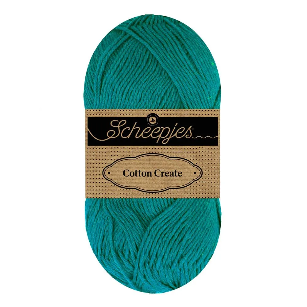 Scheepjes Cotton Create 551 Cut Garn 50g Gelb Baumwolle