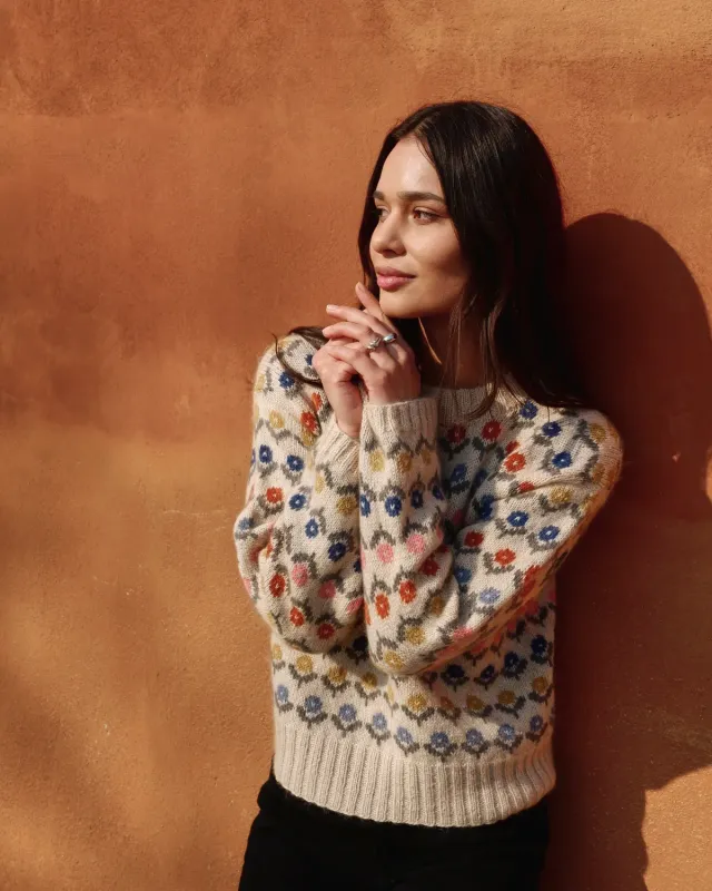Knitting for Olive Anemone Sweater Strickanleitung Deutsch Fair Isle