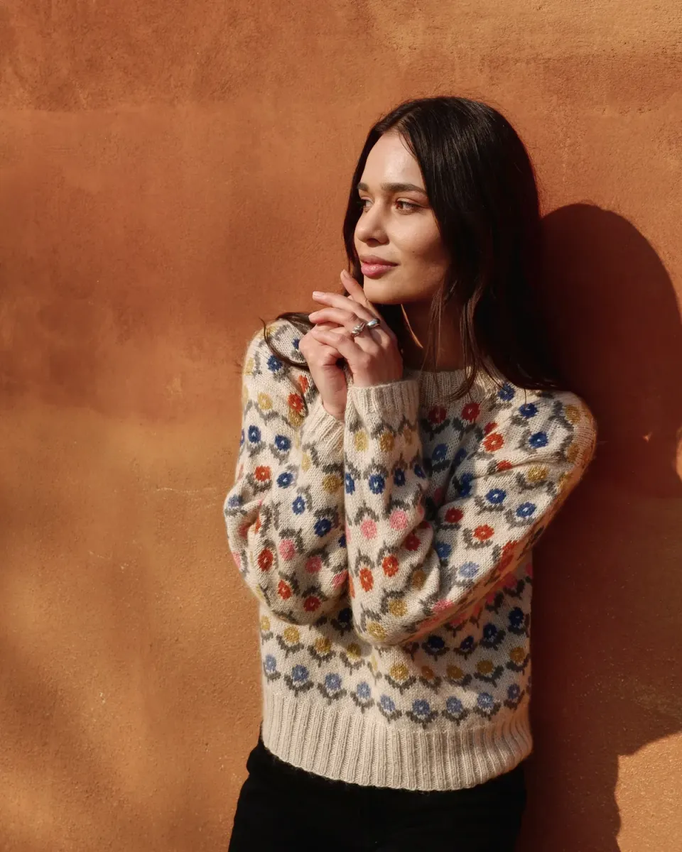 Knitting for Olive Anemone Sweater Strickanleitung Deutsch Fair Isle