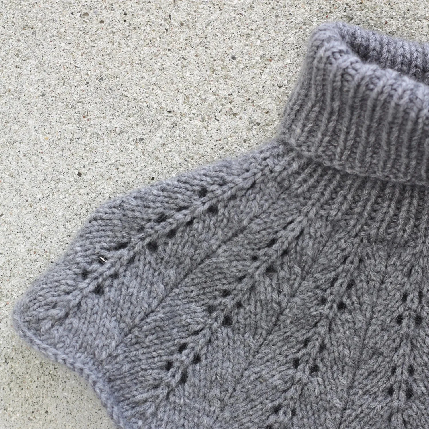 Knitting for Olive Fern Collar Strickanleitung Deutsch Loop
