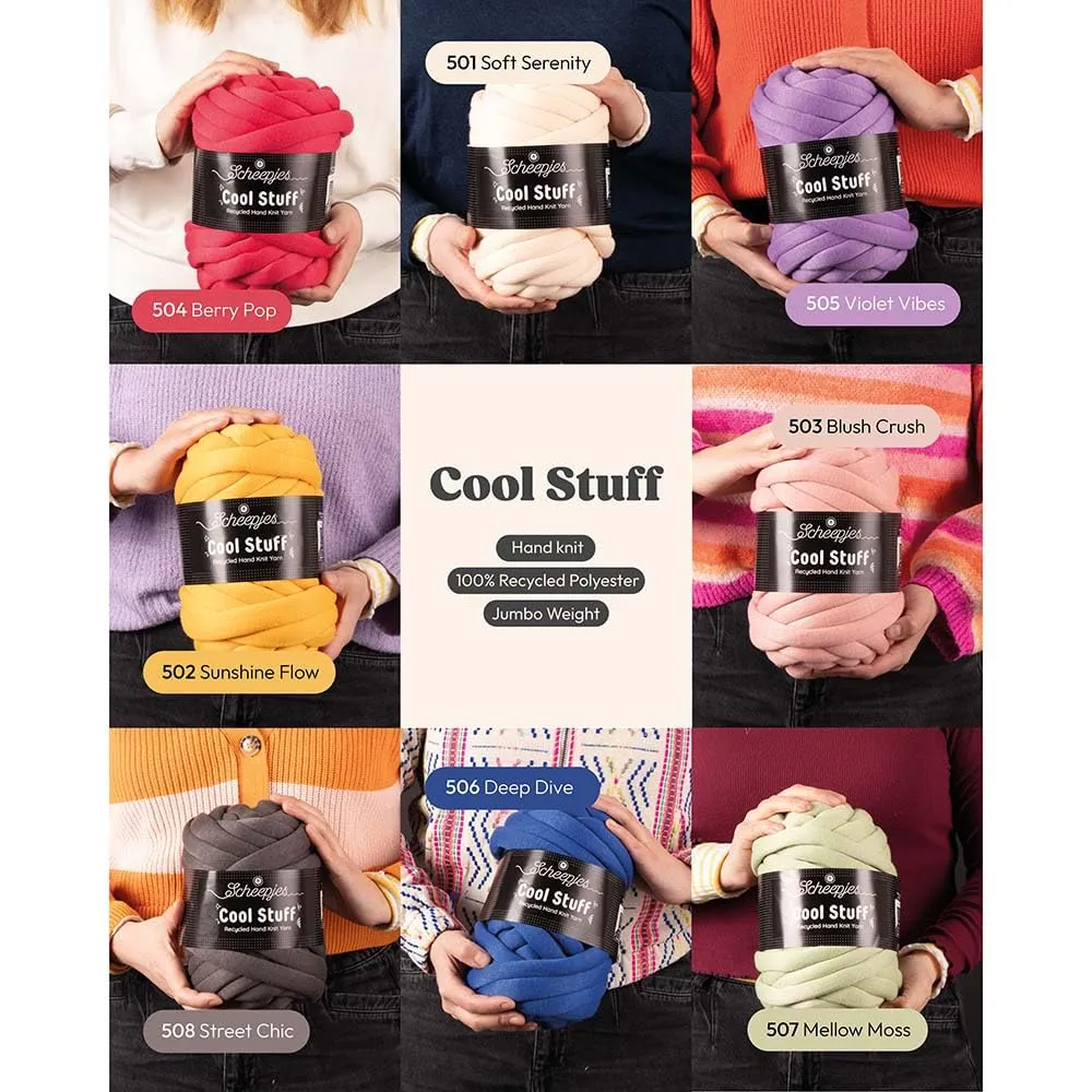 Scheepjes Cool Stuff 505 Häkelgarn Violette Vibes 500g recycelt