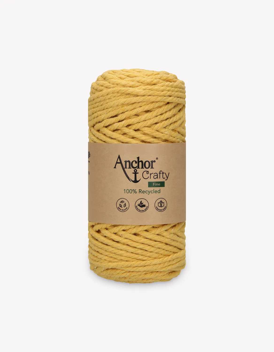 Anchor Crafty Fine Makrameegarn 250g 3mm recycelt