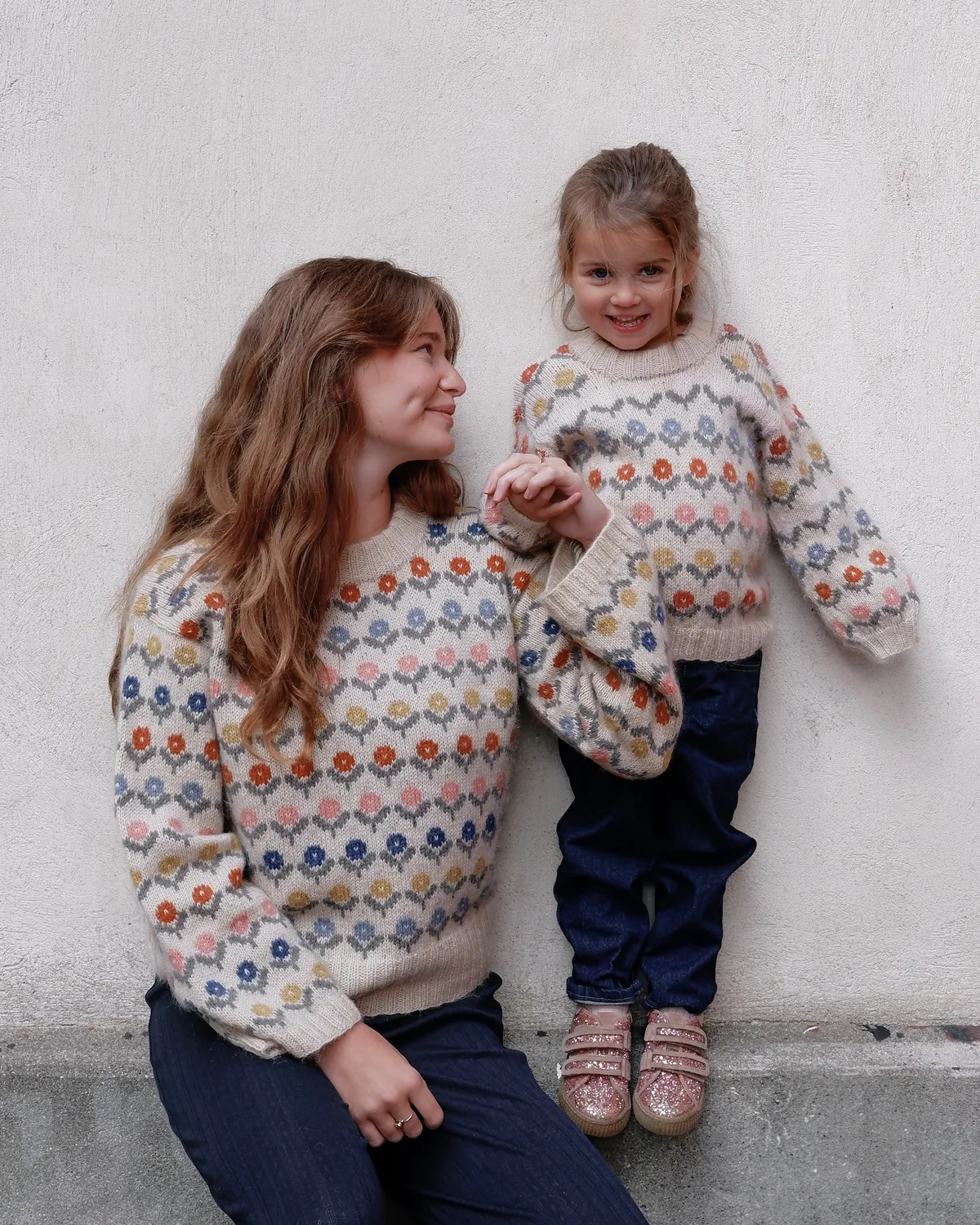 Knitting for Olive Anemone Sweater Anleitung Deutsch Kinder Fair Isle
